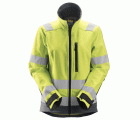 1237 Chaqueta Softshell de alta visibilidad para Mujer clase 2/3 AllroundWork amarillo-gris acero