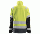 1237 Chaqueta Softshell de alta visibilidad para Mujer clase 2/3 AllroundWork amarillo-gris acero