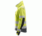 1237 Chaqueta Softshell de alta visibilidad para Mujer clase 2/3 AllroundWork amarillo-gris acero