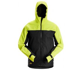 1303 Chaqueta impermeable AllroundWork negro/ amarillo neon