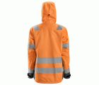 1347 Chaqueta impermeable de alta visibilidad para mujer clase 2/3 AllroundWork naranja-gris acero