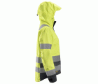 1347 Chaqueta impermeable de alta visibilidad para mujer clase 2/3 AllroundWork amarillo-gris acero