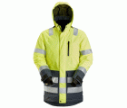 1830 Parka impermeable de alta visibilidad clase 3 AllroundWork amarillo-gris acero