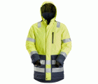 1830 Parka impermeable de alta visibilidad clase 3 AllroundWork amarillo-azul marino