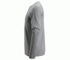2427 Camiseta de manga larga de lana AllroundWork gris jaspeado