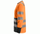 2433 Camiseta de manga larga de alta visibilidad clase 2 naranja-negro