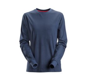 2467 Camiseta de manga larga para mujer ProtecWork azul marino