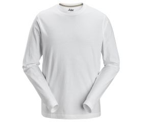 2496 Camiseta de manga larga blanco