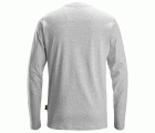 2496 Camiseta de manga larga gris jaspeado
