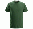 2502 Camiseta de manga corta clásica verde forestal