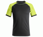 2505 Camiseta de manga corta Neon negro-amarillo neon