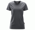 2516 Camiseta de manga corta para mujer gris acero