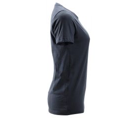 2516 Camiseta de manga corta para mujer azul marino