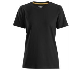 2517 Camiseta de manga corta para mujer de algodón orgánico AllroundWork negro