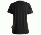 2517 Camiseta de manga corta para mujer de algodón orgánico AllroundWork negro