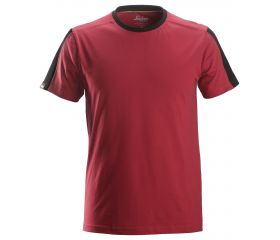 2518 Camiseta AllroundWork Rojo intenso / Negro