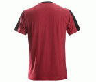 2518 Camiseta AllroundWork Rojo intenso / Negro