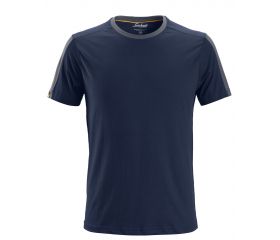 2518 Camiseta AllroundWork Azul marino / Gris acero