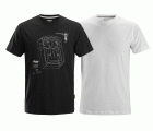 Pack de 2 camisetas 2522 Negro/Blanco