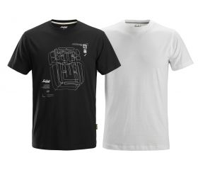 Pack de 2 camisetas 2522 Negro/Blanco