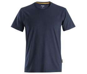 2526 Camiseta de algodón orgánico AllroundWork Azul marino