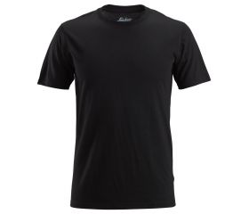 2527 Camiseta de manga corta de lana AllroundWork Negro