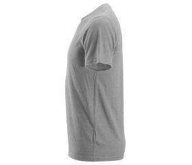 2527 Camiseta de manga corta de lana AllroundWork Gris jaspeado