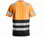 2534 Camiseta de manga corta de alta visibilidad clase 1 naranja-negro