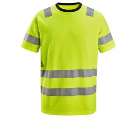 2536 Camiseta de manga corta de alta visibilidad clase 2 amarillo