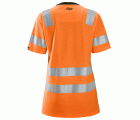 2537 Camiseta de manga corta para mujer de alta visibilidad clase 2 naranja