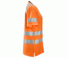 2537 Camiseta de manga corta para mujer de alta visibilidad clase 2 naranja