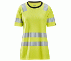 2537 Camiseta de manga corta para mujer de alta visibilidad clase 2 amarillo