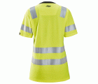 2537 Camiseta de manga corta para mujer de alta visibilidad clase 2 amarillo