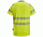 2539 Camiseta de manga corta de alta visibilidad clase 2 amarillo