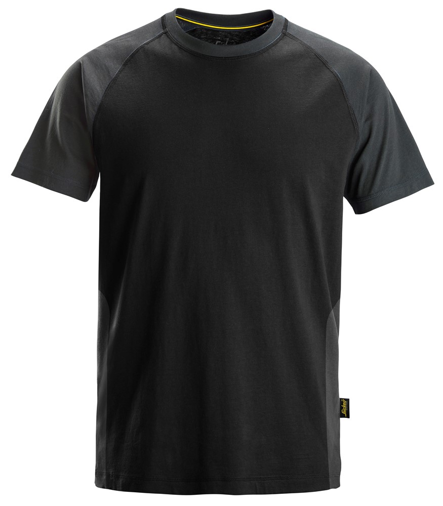 Imagen del producto 2550 Camiseta de manga corta bicolor negro-gris acero
