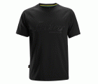 2580 Camiseta con logo en relieve Negro