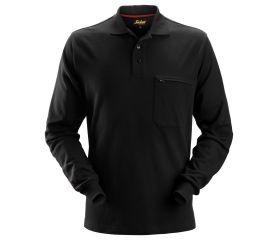 2660 Polo de manga larga ProtecWork negro