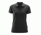 2702 Polo de manga corta para mujer negro