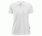 2702 Polo de manga corta para mujer blanco