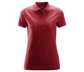 2702 Polo de manga corta para mujer rojo