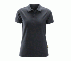 2702 Polo de manga corta para mujer gris acero