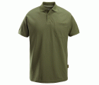 2708 Polo de manga corta clásico verde khaki