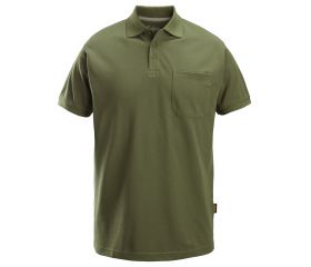 2708 Polo de manga corta clásico verde khaki