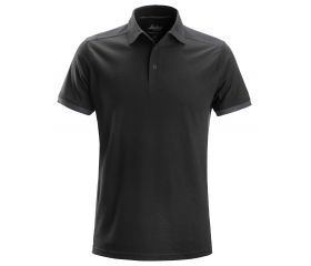 2715 Polo AllroundWork Negro / Gris acero