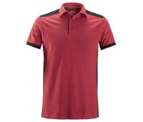 2715 Polo AllroundWork Rojo intenso / Negro