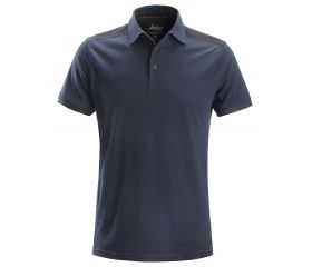 2715 Polo AllroundWork Azul marino / Gris acero