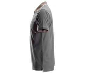 2724 Polo manga corta AllroundWork Technology 37.5® gris acero