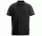 2750 Polo de manga corta bicolor negro-gris acero