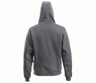 2801 Sudadera clásica con capucha y cremallera completa gris acero