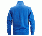 2818 Sudadera con media cremallera azul verdadero